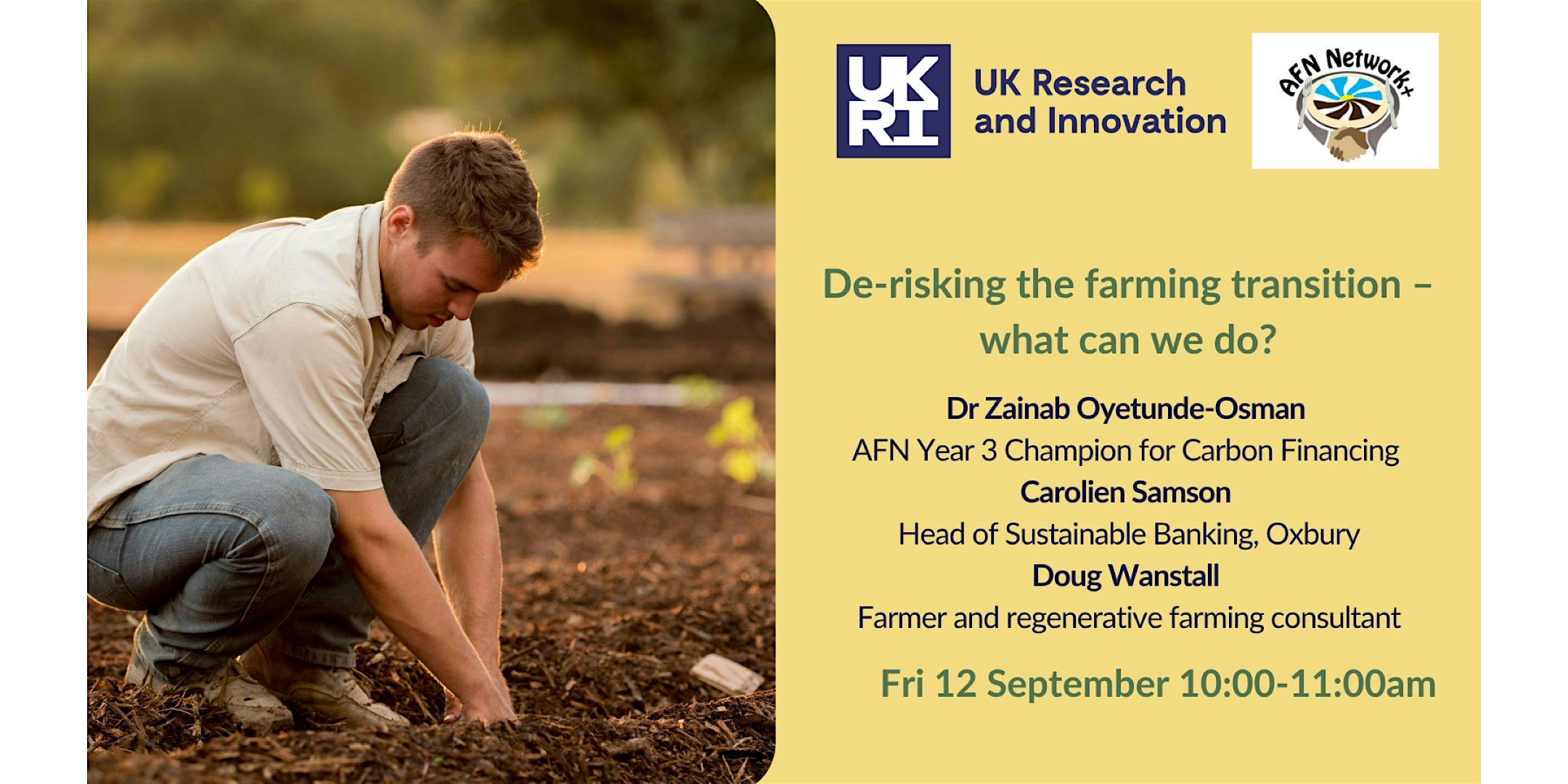 afn network derisking the farming transition  what can we do